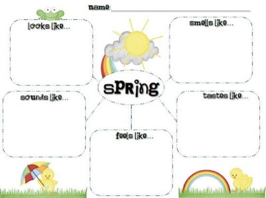 Spring Printable Parent Resources