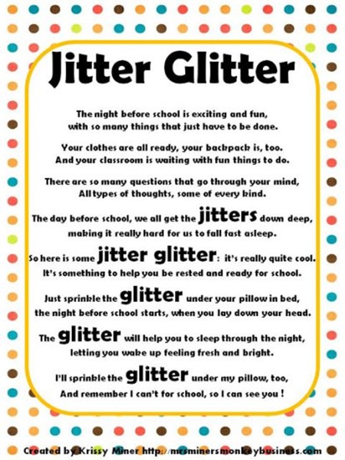 Jitter Glitter Printable