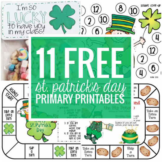 11 Free St. Patrick's Day Primary Printables