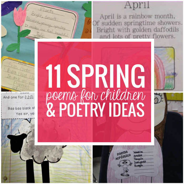 11 Spring Poems for Children and Poetry Ideas