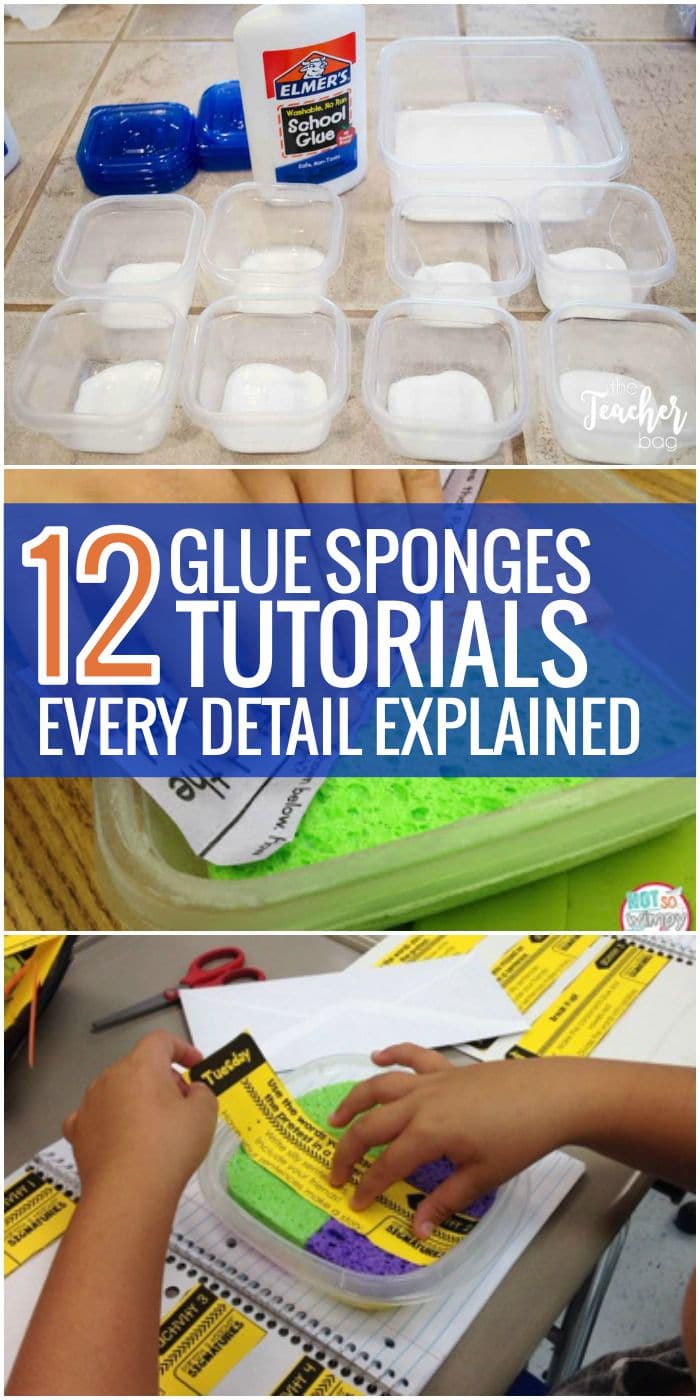 12 Glue Sponges Tutorials - Teach Junkie