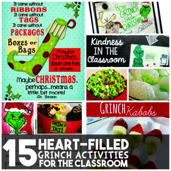 15 Heart-Filled Grinch Activities for the Classroom - Teach Junkie