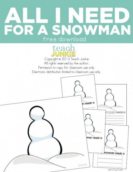 Teach Junkie: Need for Snowman