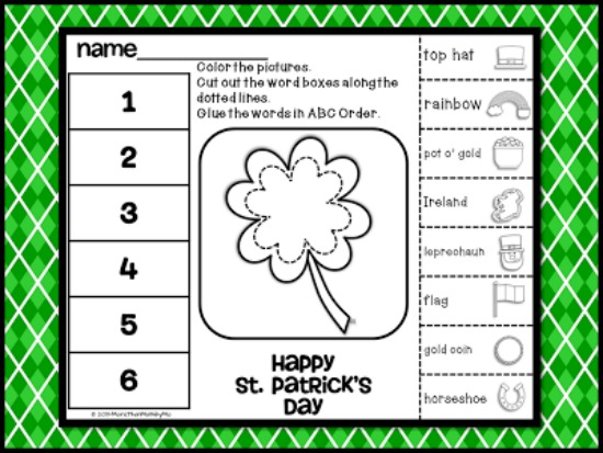 Teach Junkie: 33 St. Patrick's Day Math Ideas and ELA Activities