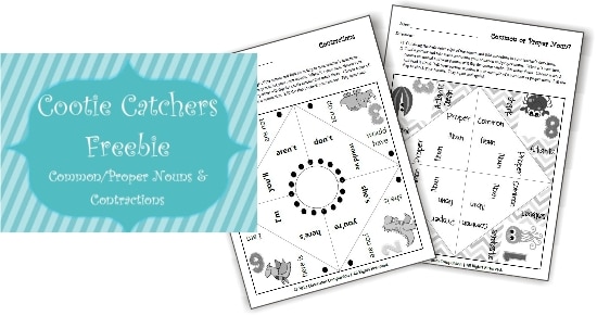 Teach Junkie: 17 Quick Cootie Catcher Printables and Lesson Plan Ideas
