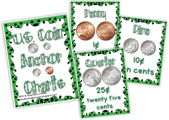 Teach Junkie - Teaching Money with Games and Anchor Charts {Free Download}
