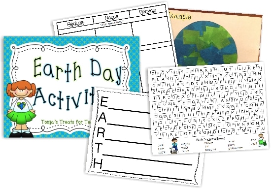 7 Fast Activities for Earth Day and Printables - Teach Junkie