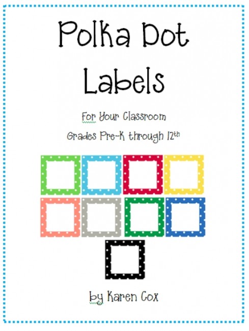 21 Free Classroom Organization Labels