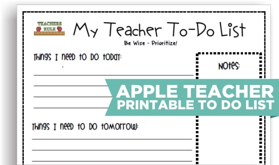 Teach Junkie: 8 Cute Teacher Printable To Do Lists