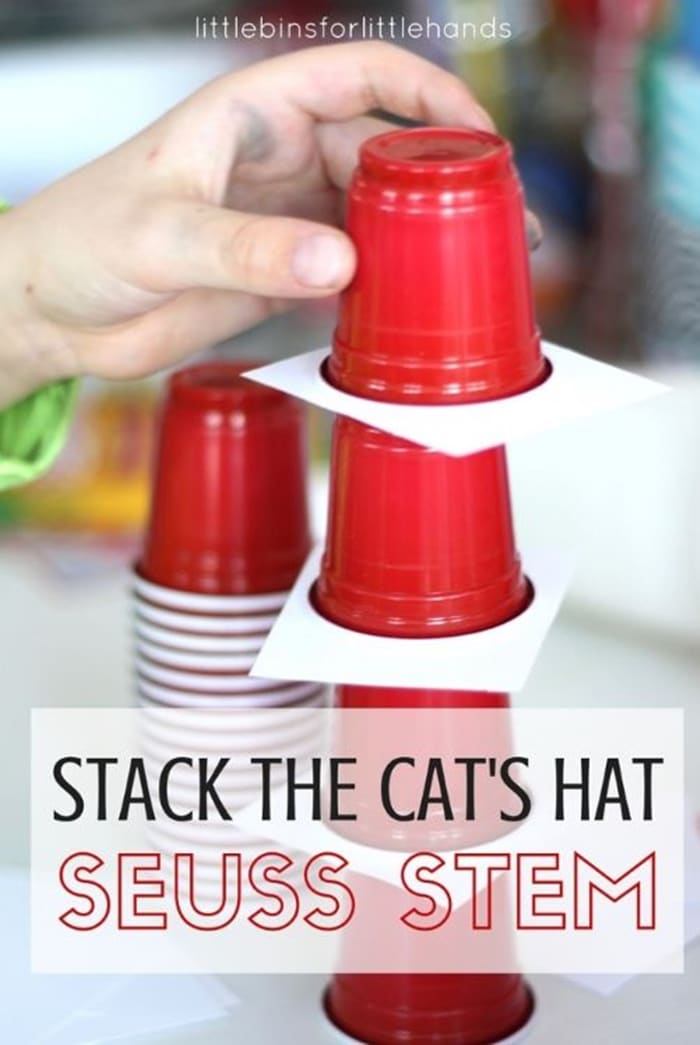 28 Awesome STEM Challenges for the Elementary Classroom - Stack the Cats Hat - Teach Junkie