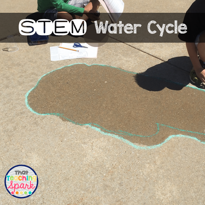 28 Awesome STEM Challenges for the Elementary Classroom - Water Puddle Evaporation - Teach Junkie