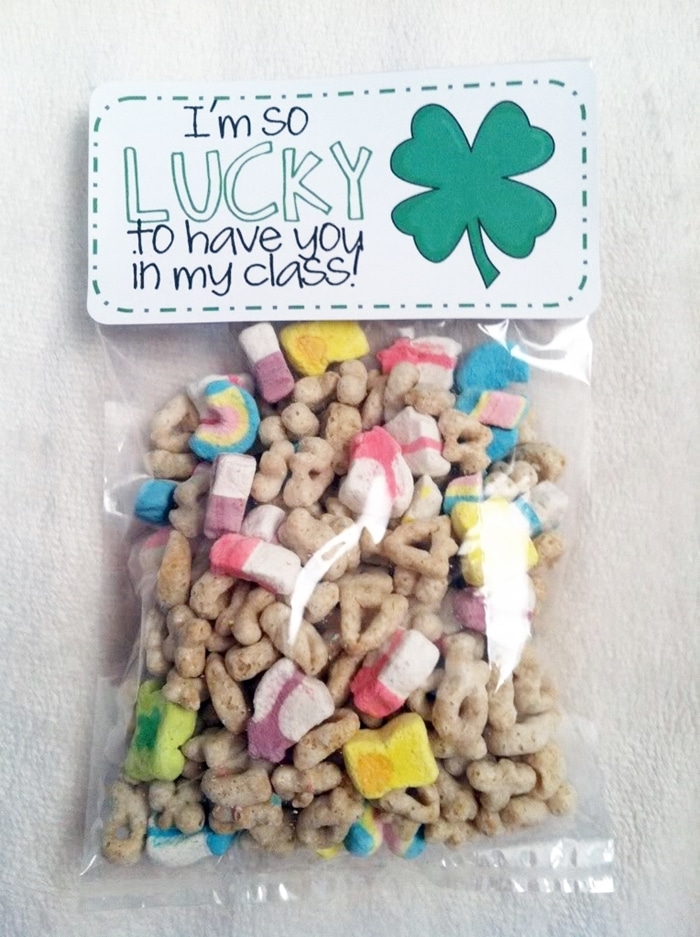 3 Adorable and Free St. Patrick's Day Tags Printables - lucky charms