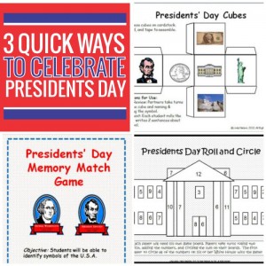 3 Quick Ways to Celebrate Presidents Day - Teach Junkie