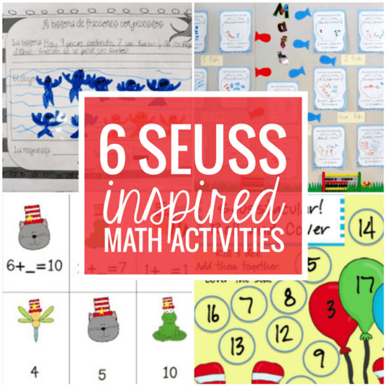 6 Dr. Seuss Inspired Math Activities