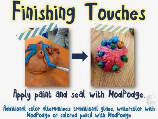 Colorful Ceramic Clay Coral Reefs Art Project - Teach Junkie
