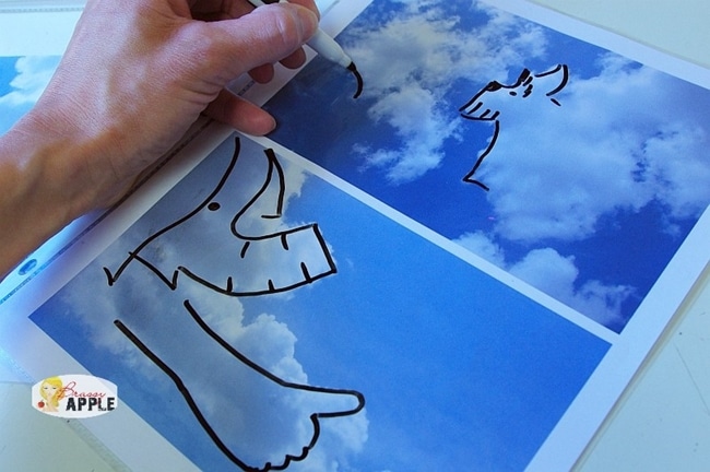 Clouds for Kids 23 Smart Ideas Find the Picture in the Clouds Teach Junkie
