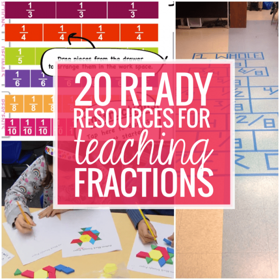 Fractions - 20 Ready to Go Resources and Activities