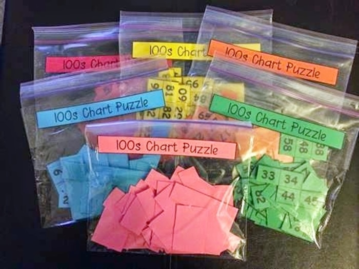 Free August Activities and Printable Resources - 100s chart puzzles