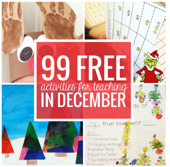 Free December Activities and Printable Resources