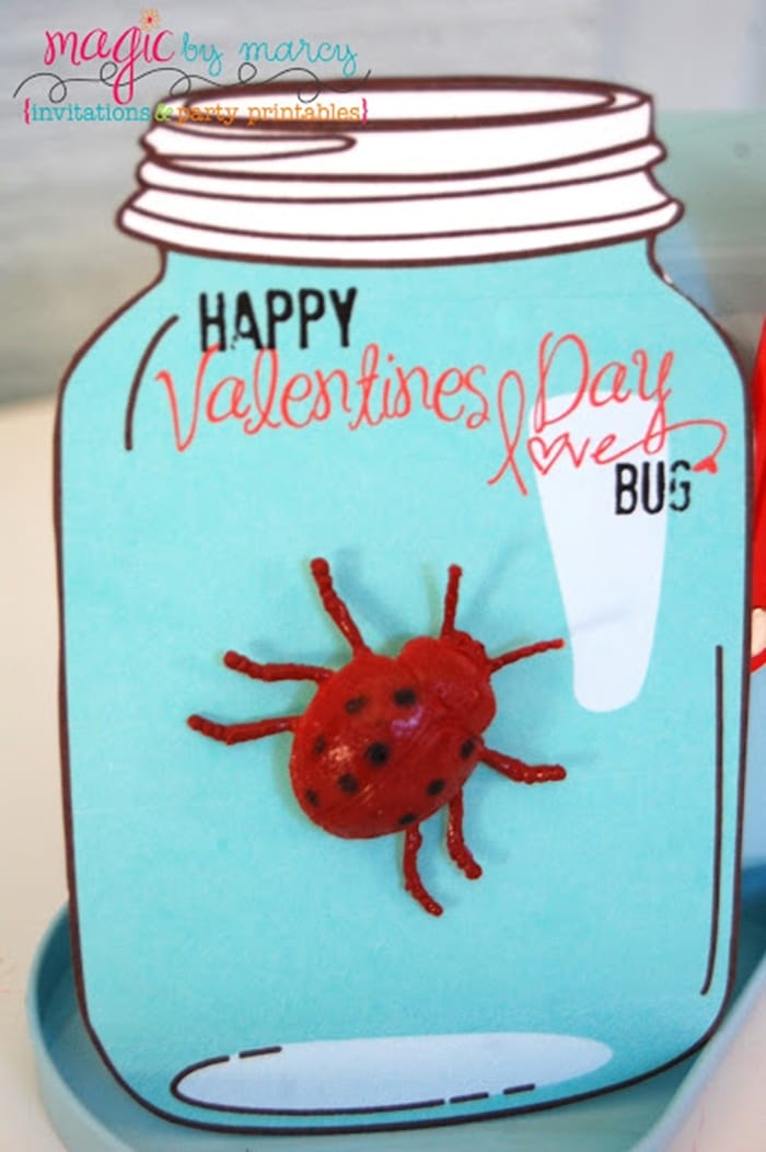 Free February Activities and Printable Resources - teacher valentine love bug