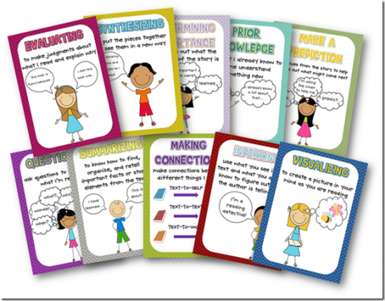 Free Reading Comprehension Strategy Posters