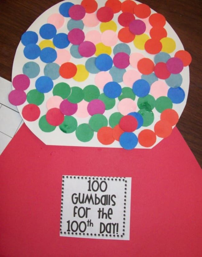45 Best 100th Day of School Resources - Gumballs For the 100th Day - Teach Junkie
