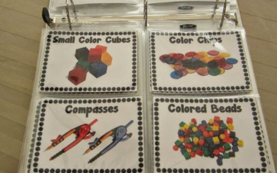 How to Store Your Math Manipulative Labels - Teach Junkie