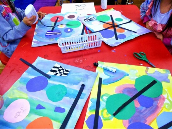 First Grade Art: Kandinsky Inspired Project - Teach Junkie