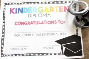 Free Pre-K and Kindergarten Graduation Diplomas - Teach Junkie