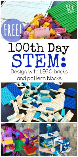 FREE 100th Day of School STEM Activities