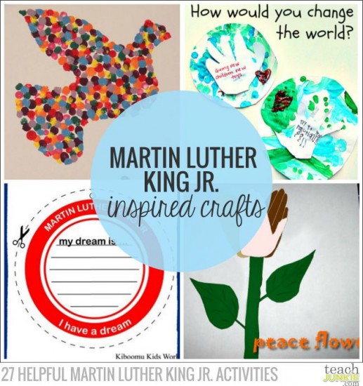 MLK Jr. Inspired Crafts - 27 Helpful Martin Luther King Jr. Activities: Teach Junkie