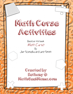 Problem Solving Printables for "Math Curse" - Teach Junkie