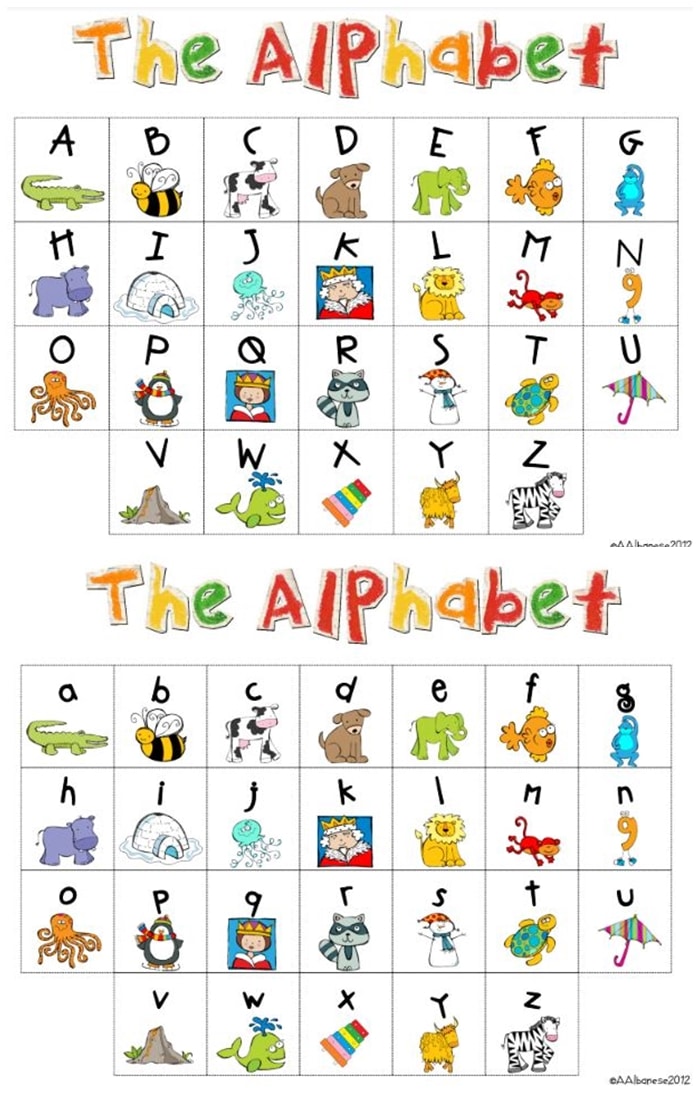 My Kindergarten Daily Schedule And A Free Alphabet Chart Teach Junkie