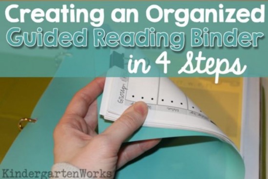 Organized Guided Reading Binder - Teach Junkie