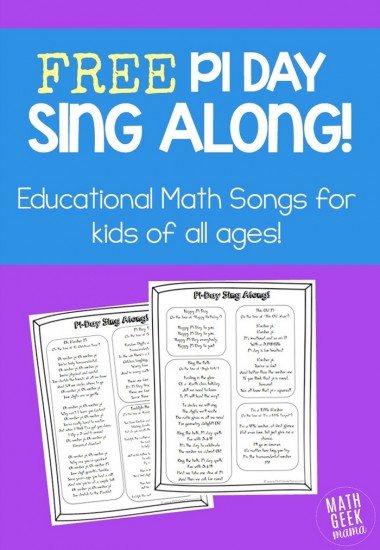 Pi Day Songs for the Elementary Classroom - Teach Junkie