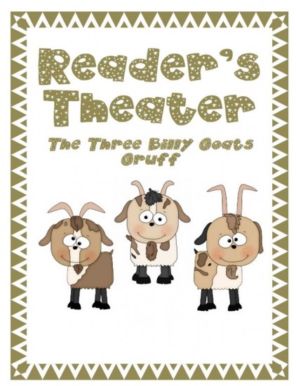 Readers' Theater: The Three Billy Goats Gruff {Free} - Teach Junkie