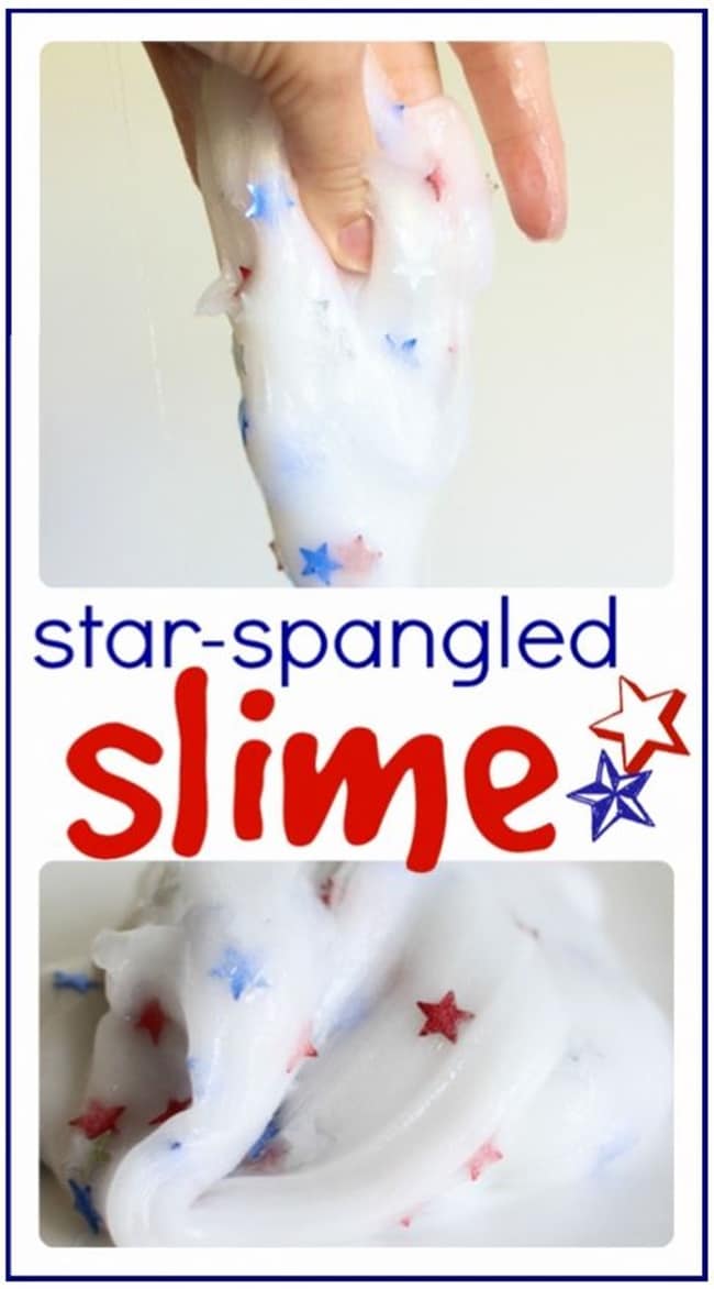 8 Fast and Friendly Patriotic Freebies - Teach Junkie - Star Spangled Slime