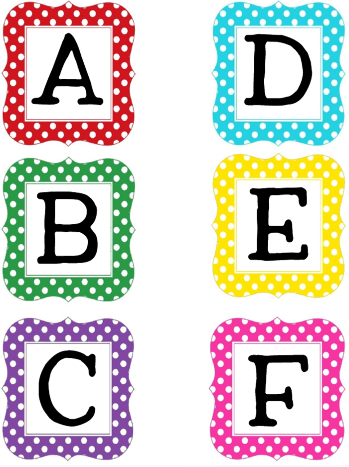Cute and Free Word Wall Alphabet and Numbers - Teach Junkie