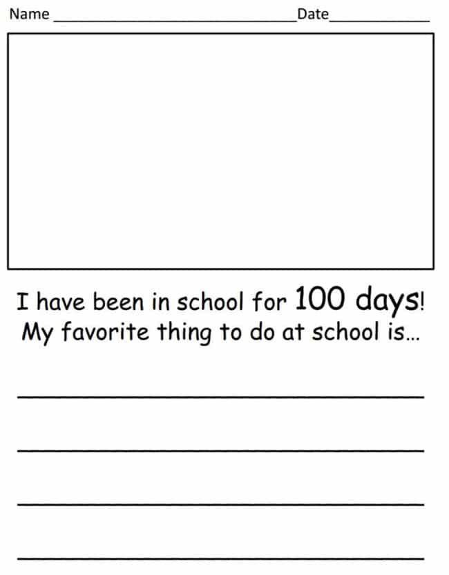 45 Best 100th Day of School Resources - Whats Your Favorite Thing - Teach Junkie