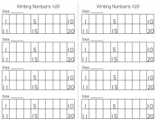 Writing Numbers to 120 Free Worksheets - Teach Junkie
