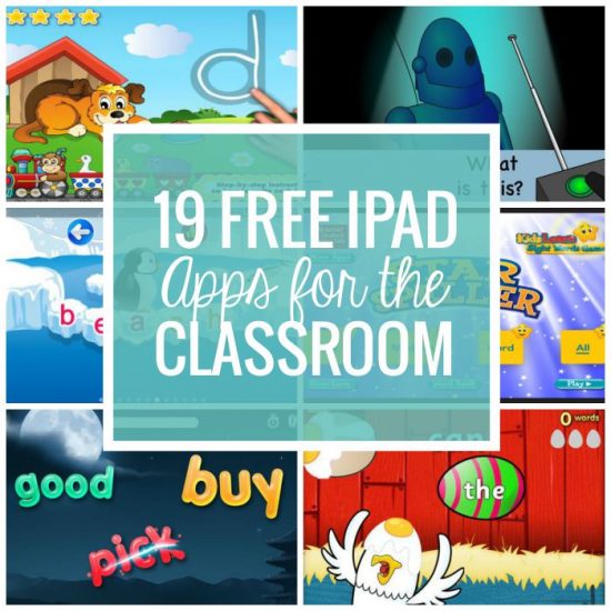 free iPad apps for the classroom - love these reading apps