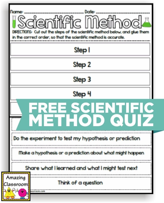 Teach Junkie: 10 Scientific Method Tools to Make Teaching Science Easier - Scientific Method Quiz