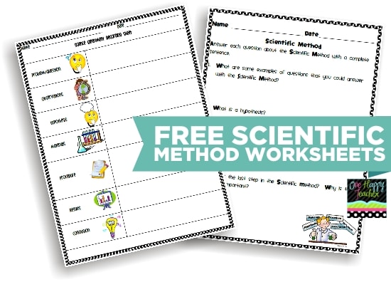Teach Junkie: 10 Scientific Method Tools to Make Teaching Science Easier - Scientific Method Steps Worksheets