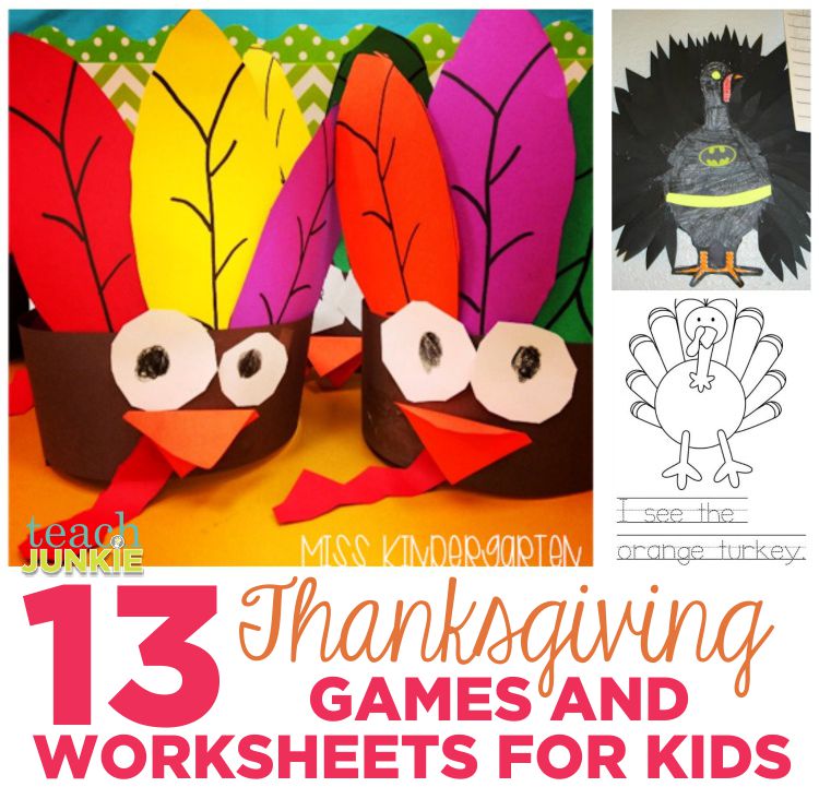 Thanksgiving Crafts and More in the Classroom