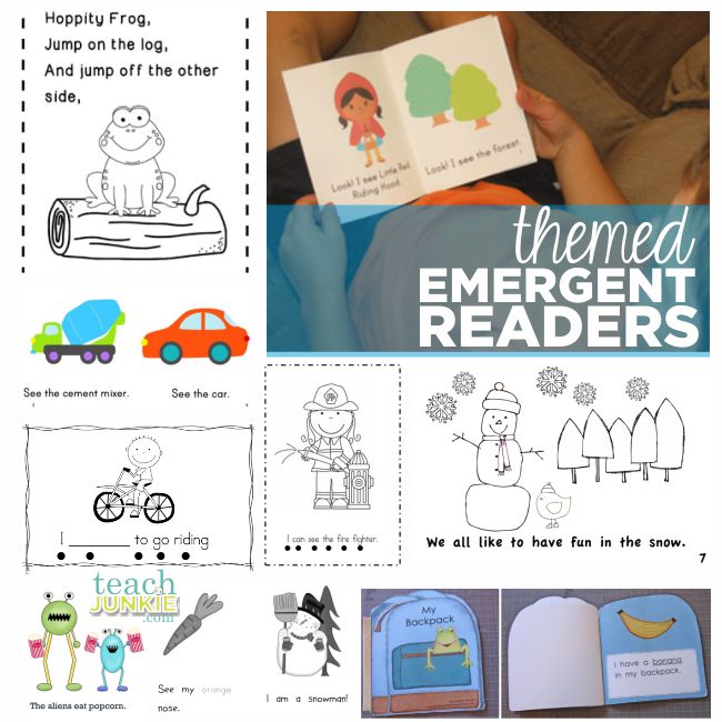 Themed Emergent Readers - Teach Junkie.com